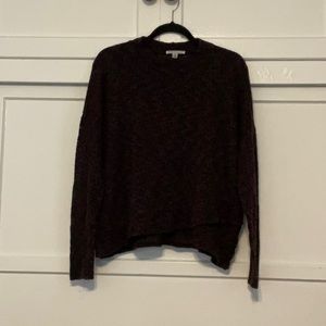 american eagle dark purple sweater